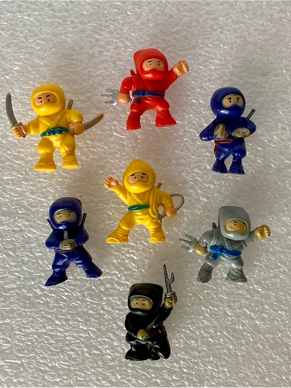 Vintage Rare 1980s Lot of 7 NINJA Soma Toys
PVC Mini Figures Cake Toppers